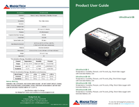 Thumbnail of document Manual - UltraShock Temperature, Humidity, Pressure, and Tri-Axial Shock Data Logger